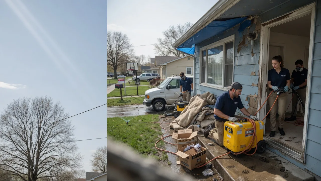 Basement Flood Cleanup in Worthington, IA near me
